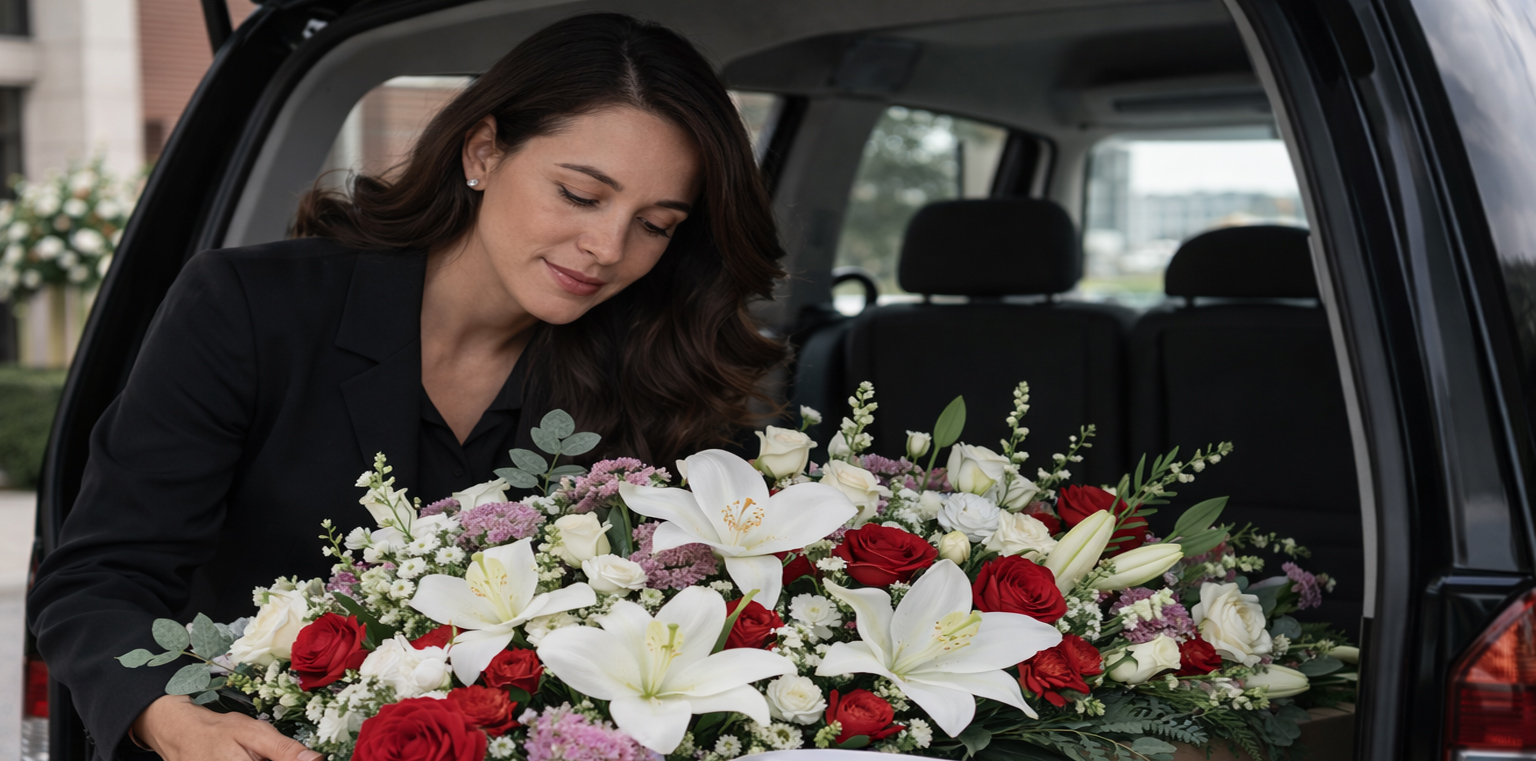 Funeral flower delivery service