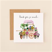Greeting Card - Thank you so much 