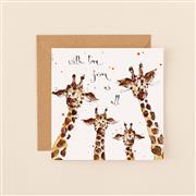 Greeting Card - With love from us all 