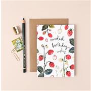 Greeting Card - Sweetest birthday wishes 