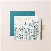 Greeting Card - Thinking of you flowers 